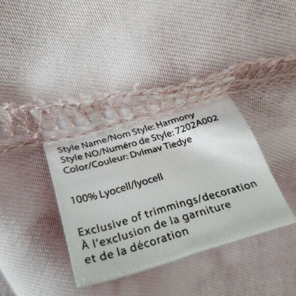 RIPZONE Tie-Dye Pink Tie Shoulder Tank Top Smocked Back Sz XL - Picture 13 of 13